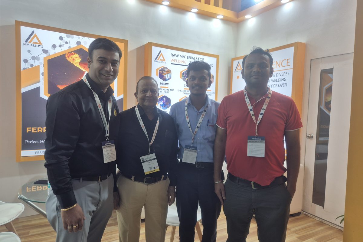 AIM Alloys at India Essen Welding & Cutting 2024, Mumbai — photograph 2